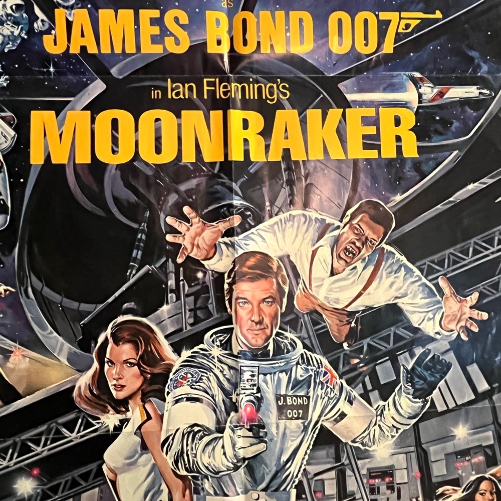 James Bond Moonraker Original Movie Poster 1979.